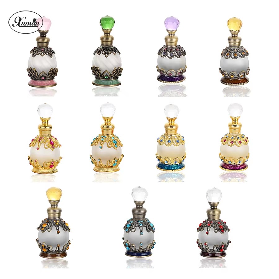 Home Fragrance Units - Bottiglia di profumo riutilizzabile in metallo