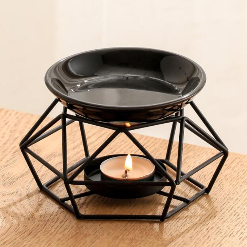 Home Fragrance Oils For Oil Burners - Ciotola in ceramica Portapacchi in ferro