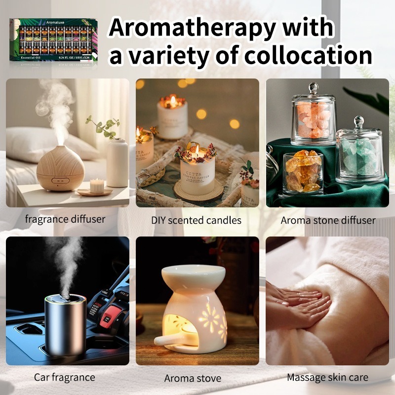 Set di 20 Oli Essenziali per A - Home Fragrance Jasmine & Yuzu Porcelain Diffuser recensione e prezzo